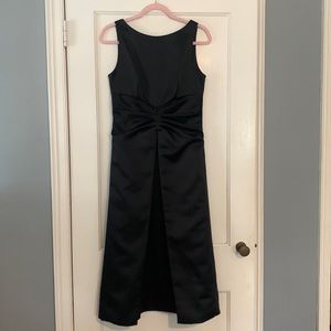 Black full length gown